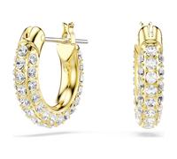 Swarovski Dextera Pierced Earrings, White, Gold plated