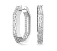 Dextera Octagon Earrings - unisex - Swarovski - Earrings - White - ONE SIZE - Accessories ONE SIZE