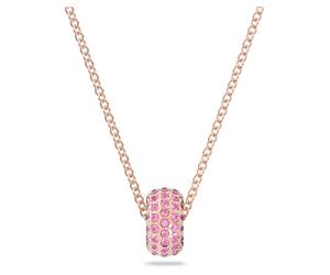 Dextera pendant, Pink, Rose gold-tone plated