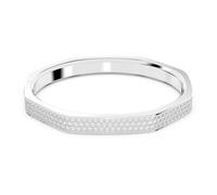 Dextera Rhodium Plated Octagon Shape Cubic Zirconia Bangle