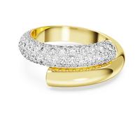 Swarovski Dextera ring, White, Gold-tone plated