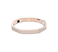 Dextera Rose Gold-Tone Plated White Octagon Bangle