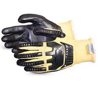 DEXTERITY IMPACT-RESISTANT KEVLAR BLENDED CUT-RESISTANT GLOVE BLACK XL