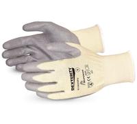 DEXTERITY PU PALM-COATED CUT-RESISTANT STRING-KNIT GLOVE GREY 11