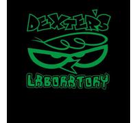 Dexters Lab Logo Hoodie - Black - M