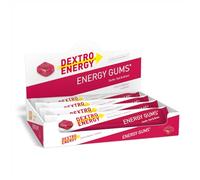 Dextro Energy Cherry | With Sodium for Fast Acting, Quickly Available Carbohydrates | Chewable Alternative to Sports Gels | Easy to Portion and Transport Sport Gums | Vegan | 8 x 45 g