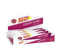 Dextro Energy | Energy Gums | Blackcurrant + Caffeine | Pocket Size Energy on the Go | For active lifestyle | Great taste | Vegan | 8 x 45 g