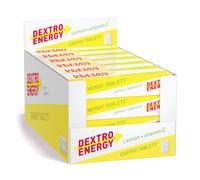 Dextro Energy Lemon Glucose Tablets with Vitamin C, 47 g, 24 Packs, Energy Tablets, for a Quick Burst of Glucose