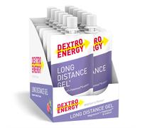 Dextro Energy Long Distance Gel Wild Berry | for intensive, long endurance exercise | less sweet & gentle stomach | Easy to consume | Vegan | Pack of