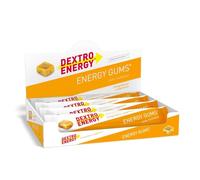 Dextro Energy Orange Energy Gums With Magnesium for Fast Acting, Quickly Available Carbohydrates Chewable Alternative to Sports Gels Easy to Portion Sport Gums Vegan 8 x 45 g
