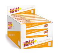 Dextro Energy Orange Tablets | Fast Acting Carbohydrates for a Quick Burst of Glucose | with Vitamin C for reduction of tiredness and fatigue | Vegan | 47g (Pack of 24)