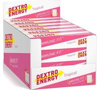 Dextro Energy Glucose Tablets Tropical - Fast-Acting +10 Vitamins - 14 Count (Pack of 24)