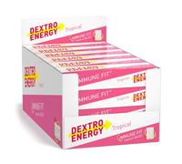 Dextro Energy Tropical Glucose Tablets + 10 Vitamins, MultiVitamin Energy Tablets, for a Quick Burst of Glucose, 14 Count (Pack of 24)