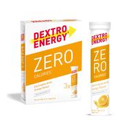 Dextro Energy Zero Calories I Recovery and Hydration Electrolyte Drink I Zero Effervescent Tablets I Orange | 3 Tubes, 60 Tablets |