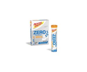 Dextro Energy Zero Calories I Recovery and Hydration Electrolyte Drink I Zero Effervescent Tablets I Orange | 3 Tubes, 60 Tablets |