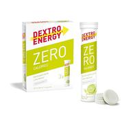 Dextro Energy Zero Calories Lime I Electrolytes Sports Drink I Effervescent Tablets | Rapid Recovery and Hydration Electrolyte Drink I vegan I 3 Tubes, 60 Tablets