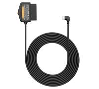 Dexumodbk 3.5m Type-C OBD Power Cord,OBD Power Cable Adapter for Dash Camera 90 Degree USB C with Switch(24 Hour Monitoring/Acc Mode)12V-36V to 5V/3A OBD2 Dash Cam Hardwire Connector for Fuel/Hybrid/E