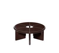 Ferm Living Deya coffee table Ø80x32 cm Chestnut brown