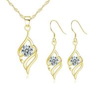 Deyanse 925 Sterling Silver Angel Wing Set, Silver Jewellery Set Women | with Cubic Zirconia, Wing Pendant Necklace & Drop Dangle Hoop Earrings Sets, Fashion Jewelryset for Wife Girlfriend Girls
