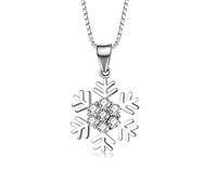 Deyanse 925 Sterling Silver Sets, Silver Snowflake Jewellery Sets Ladies