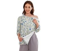 Deyeek Post Shoulder Surgery Shirts for Women Tear Away 3/4 Tops After Rotator Cuff Shirts Chemo Port Adaptive Clothing