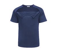 Deyeek Unisex Chemo Port Shirts Post Shoulder Surgery Recovery Shirts Tear Away Side Zippers Off Full Open Chemo Clothing, Navy Blue, Large