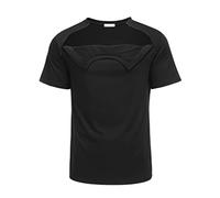 Deyeek Unisex Chemo Port Shirts Post Shoulder Surgery Recovery Shirts Tear Away Side Zippers Off Full Open Chemo Clothing, Black, XL