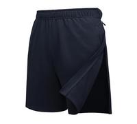 Deyeek Women Tear Away Shorts Adaptive Cotton Athletic Shorts Hip Replacement After Knee Surgery Recovery Pants with Pockets, Blue Purple, M