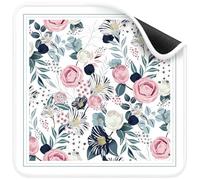 Deyimmei Mahjong Mat for Table - Non-Slip Mahjong Table Cover with Storage Pockets, Perfect Mahjong Accessories & Gifts for Women, Men, and Mahjong Enthusiasts (Rose Whispers)
