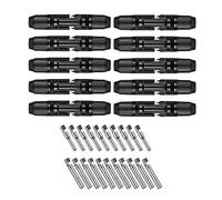DEYMU Male/Female Solar Panel Cable Connectors Waterproof IP67 for Photovoltaic Solar System (10 Pairs)