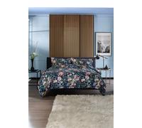 Deyongs 100% Cotton Spring Flowers Digitally Printed Duvet Cover Set in Blue | Size: King Deyongs Blue King