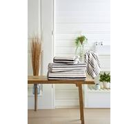 Deyongs Bliss Linear Stripe 550gsm 100% Cotton Bathroom Towels in Grey | Size: Bath Sheet Deyongs Grey Bath Sheet