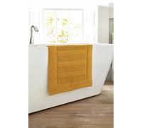 Deyongs Bliss Pima 100% Cotton Bath Mat 50X80Cm - Ultrasoft 1600Gsm Plush Bathroom Rug In Amber Amber Bath Mat