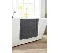 Deyongs Bliss Pima 100% Cotton Bath Mat 50X80Cm - Ultrasoft 1600Gsm Plush Bathroom Rug In Charcoal Charcoal Bath Mat