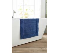 Deyongs Bliss Pima 100% Cotton Bath Mat 50x80cm - Ultrasoft 1600gsm Plush Bathroom Rug in Dark Blue Deyongs Dark Blue Bath Mat