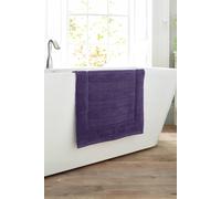 Deyongs Bliss Pima 100% Cotton Bath Mat 50X80Cm - Ultrasoft 1600Gsm Plush Bathroom Rug In Dark Mauve Dark Mauve Bath Mat