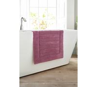 Deyongs Bliss Pima 100% Cotton Bath Mat 50x80cm - Ultrasoft 1600gsm Plush Bathroom Rug in Grape Deyongs Grape Bath Mat