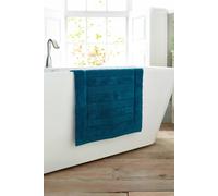 Deyongs Bliss Pima 100% Cotton Bath Mat 50X80Cm - Ultrasoft 1600Gsm Plush Bathroom Rug In Turquoise Turquoise Bath Mat