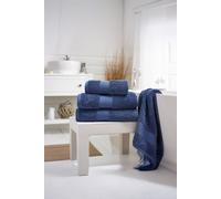 Deyongs Bliss Pima Supersoft Fluffy Cotton 650Gsm Towels In Dark Blue Dark Blue