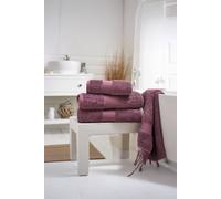 Deyongs Bliss Pima Supersoft Fluffy Cotton 650Gsm Towels In Grape Grape