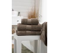 Deyongs Bliss Pima Supersoft Fluffy Cotton 650Gsm Towels In Walnut Walnut