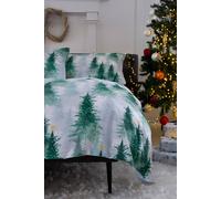Deyongs Christmas Tree Bedlinen Duvet Sets In Green Green Single