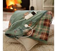 Deyongs Coco Velvet Touch Highland Fell 140x180cm Heated Throw