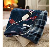 Deyongs Coco Velvet Touch Pheasant 140x180cm Heated Throw