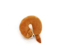 Deyongs Cozy U-Shaped Travel Neck Pillow Soft Animal Fox Cushion in Brown Deyongs Brown