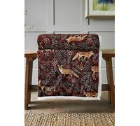 Deyongs Fox & Deer Throw Mulberry