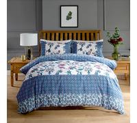 Deyongs Jacobean Red & Blue Duvet Set Super King