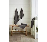 Deyongs Northmoor 100% Cotton Luxury Towels - Super Soft & Absorbent In Charcoal Charcoal Face Towel x 4