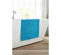 Deyongs Quik Dri Bath Mat 50x80cm - 100% Cotton, 1500gsm Quick Drying & Absorbent Bathroom Mat in Cobalt Deyongs Cobalt Bath Mat