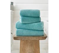 Deyongs Romeo Luxury Textured Quik Dri 100% Cotton Towels In Mint Mint Bath Sheet
